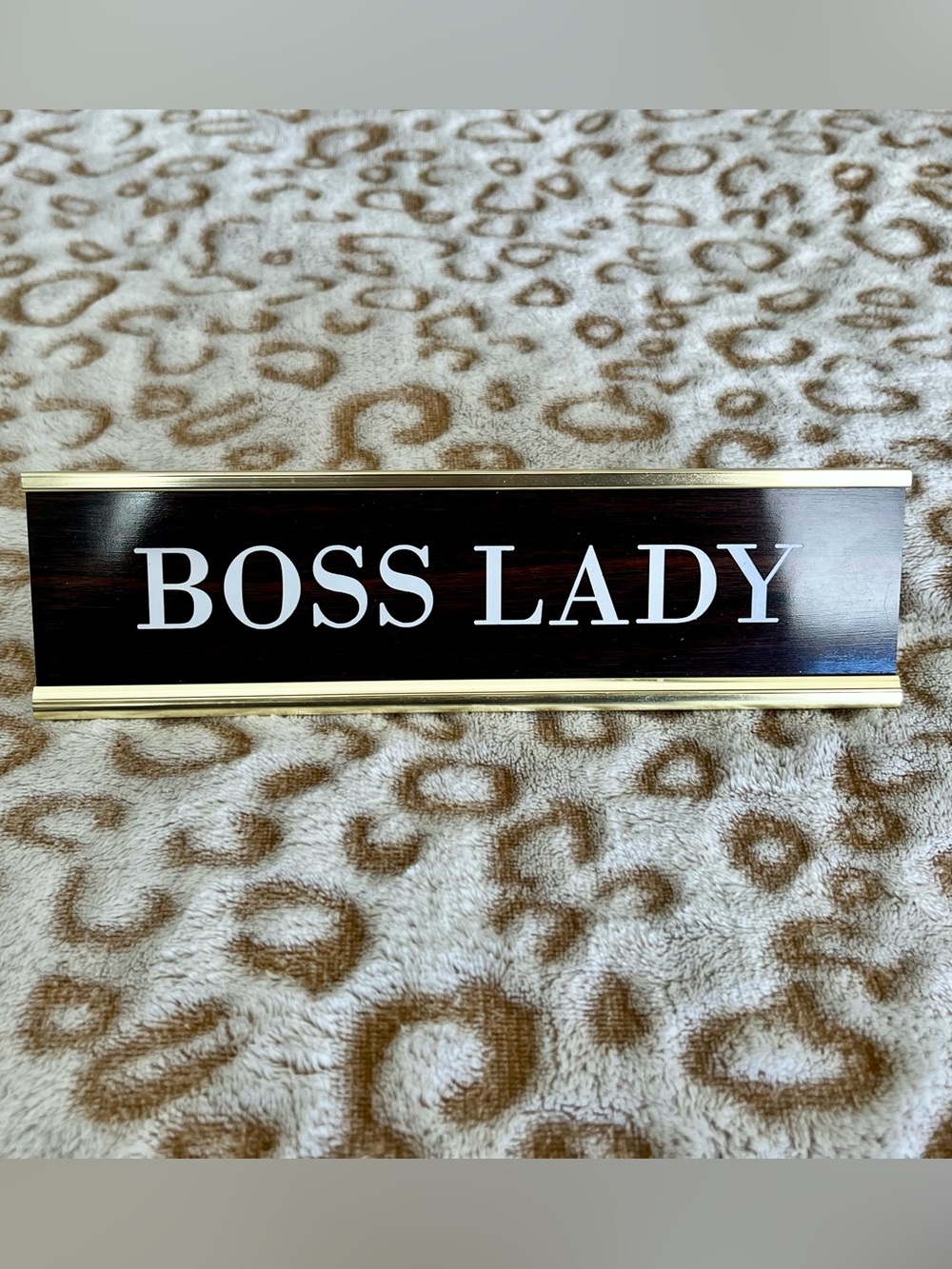 Boss Lady Desk Sign